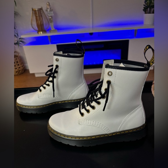 Doc Marten's White Boots - Picture 3 of 4